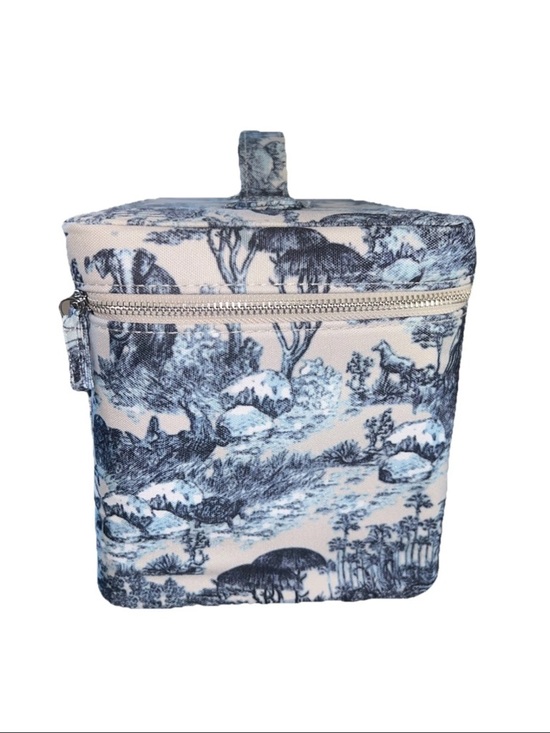 Dior Around The World Vanity Cosmetic Travel Case Toile Print Mirror - Picture 6 of 15